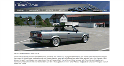 Desktop Screenshot of e30.de